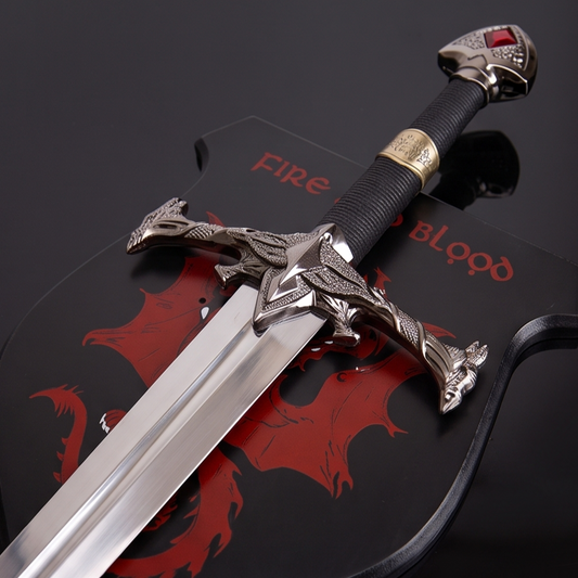 Blackfyre Replica with Targaryen Dragon Wall Plaque | Collector Edition