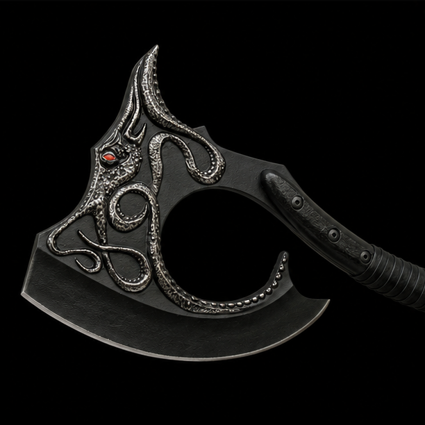Euron Greyjoy’s Axe Replica with Wall Plaque – Game of Thrones Collector Edition