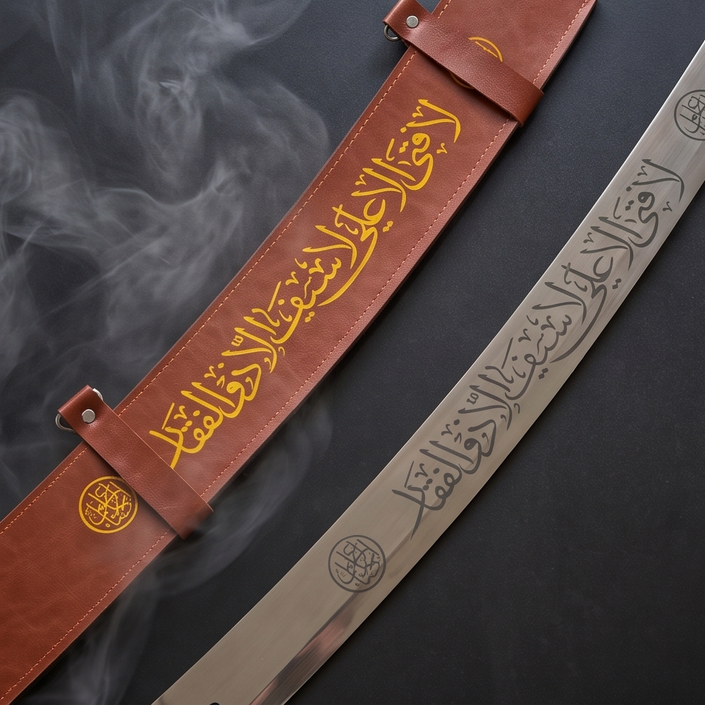 Imam Ali Inspired Arabic Sword – Decorative Display Piece