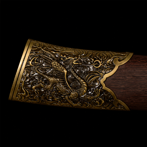 Dragon & Tiger Dao Sword – Carbon Steel Chinese Saber