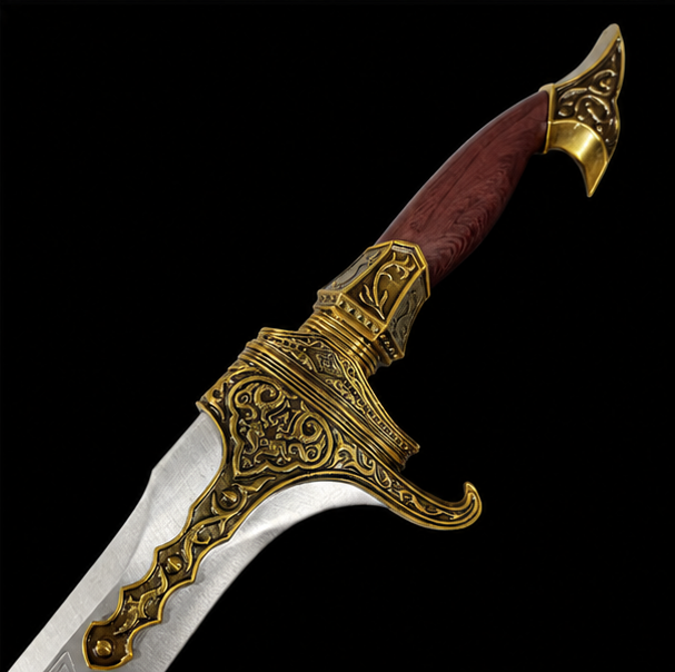 Basim’s Sword Replica – Assassin's Creed Mirage Decorative Scimitar