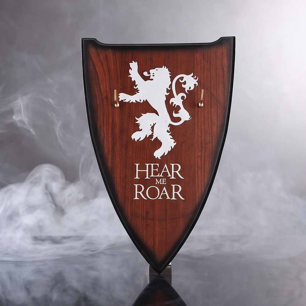 Oathkeeper – Game of Thrones Red Blade Display Replica with Wall Shield