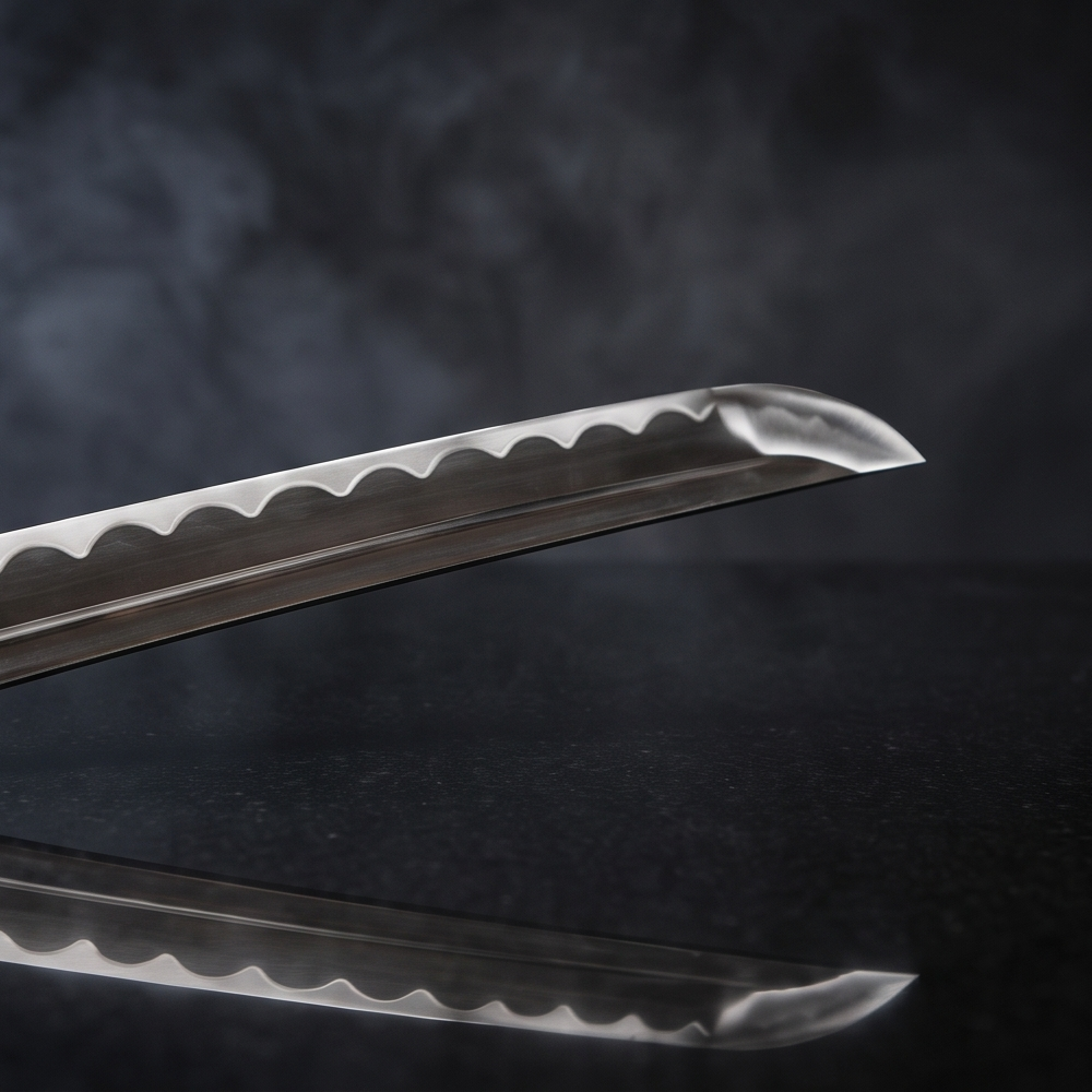 Wave-Edge Katana – Japanese-Inspired Collector Display Sword