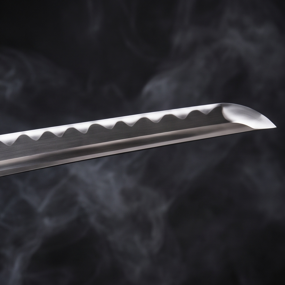 Crimson Gold Wave Katana – Collector’s Statement Piece