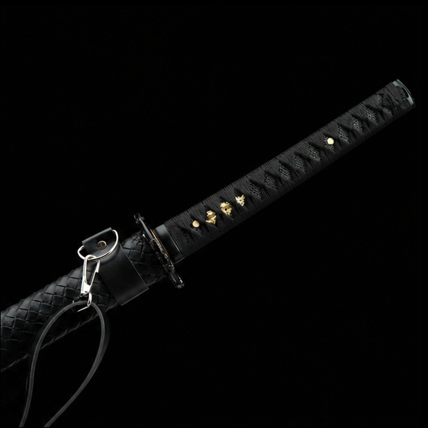 Classic Black Katana with Stand – Premium Decorative Samurai Sword