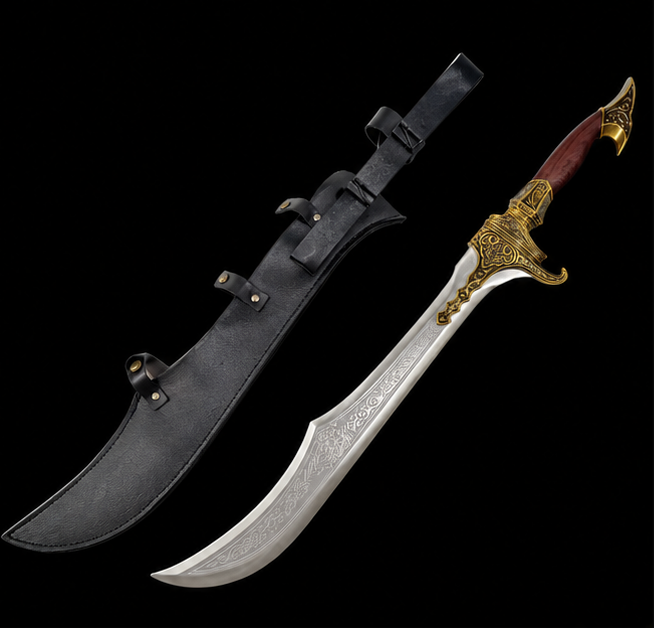 Basim’s Sword Replica – Assassin's Creed Mirage Decorative Scimitar