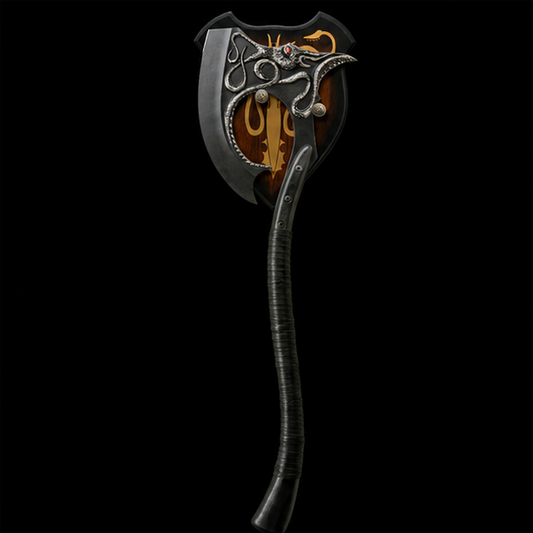Euron Greyjoy’s Axe Replica with Wall Plaque – Game of Thrones Collector Edition