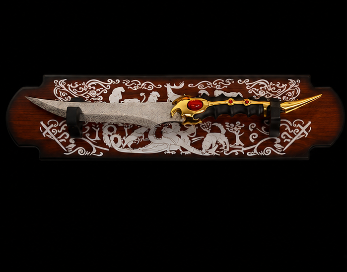 Arya Stark’s Catspaw Dagger Replica with Wall Plaque – Game of Thrones