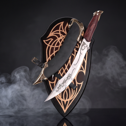Aragorn’s Dagger – Lord of the Rings Collector Replica with Display Shield