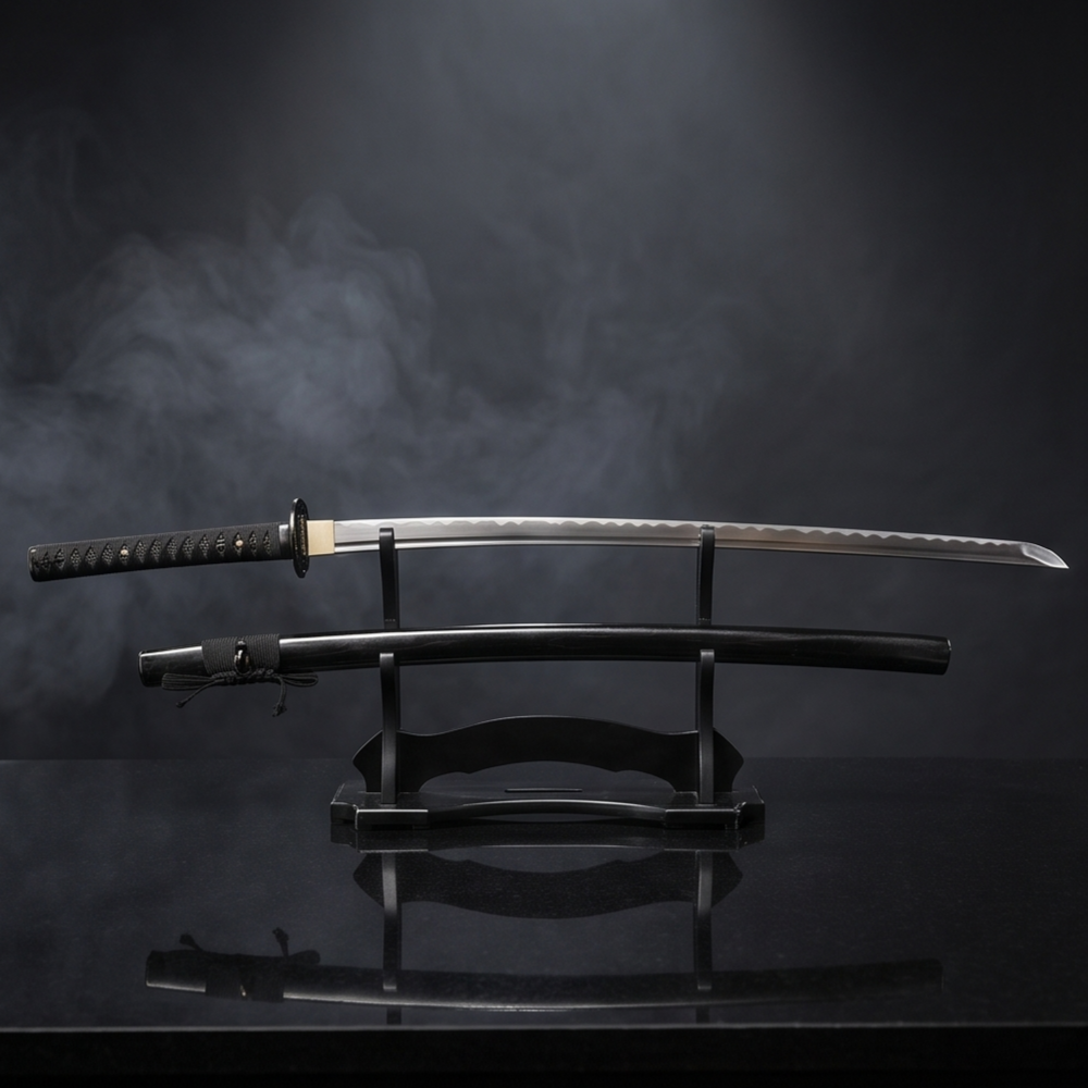 Wave-Edge Katana – Japanese-Inspired Collector Display Sword