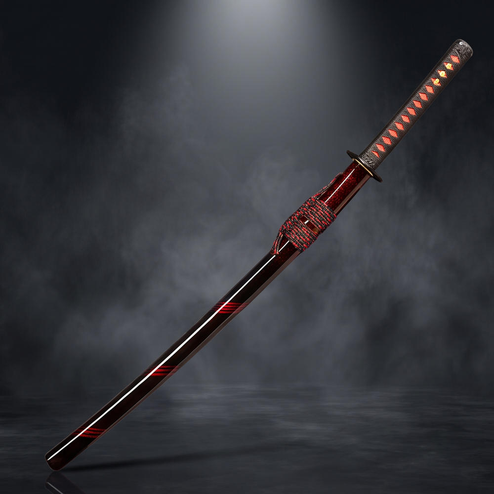 Crimson Shadow Katana | Carbon Steel Collector Edition