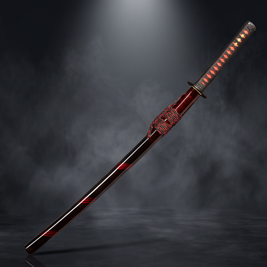 Crimson Shadow Katana | Carbon Steel Collector Edition