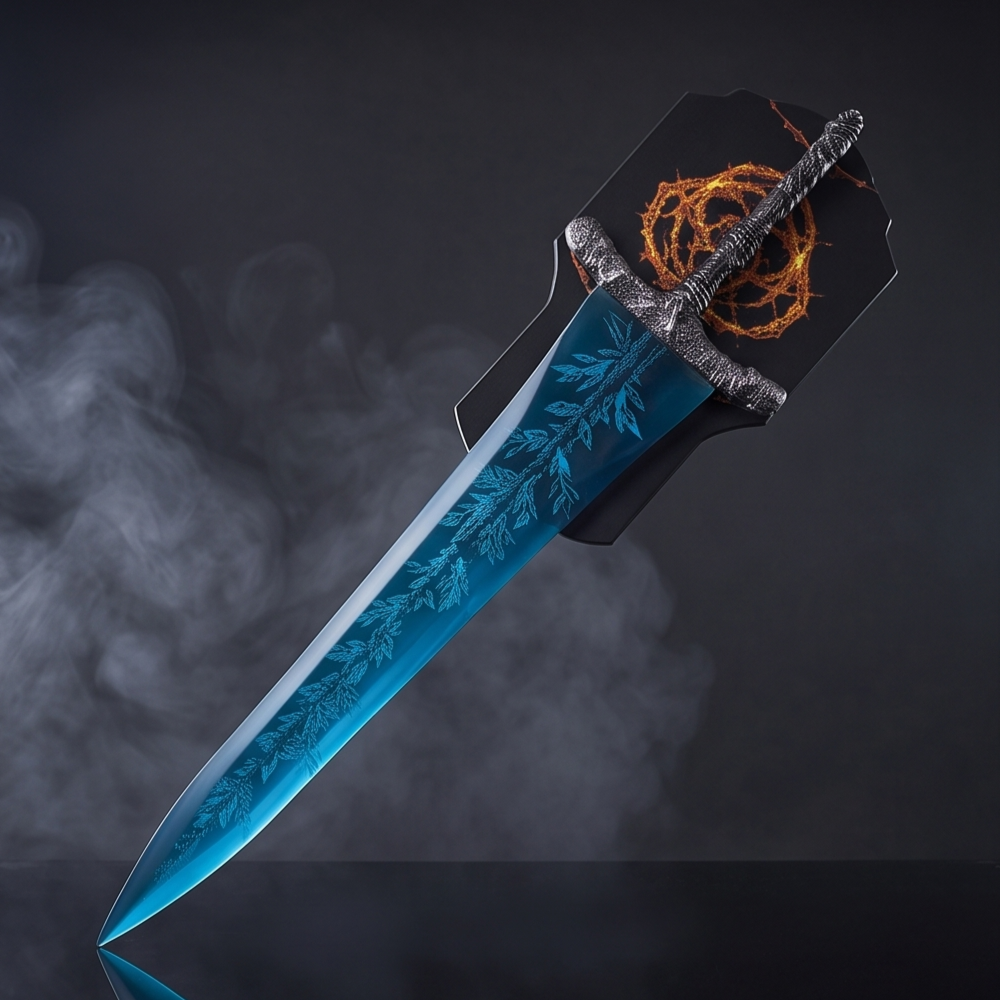 Dark Moon Greatsword Replica with Wall Plaque | Elden Ring Collector Edition