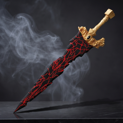 Maliketh's Black Blade Replica with Wall Plaque | Elden Ring Collector Edition