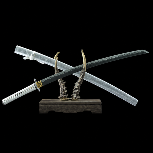 White Ghost Katana – High Manganese Steel Premium Samurai Sword