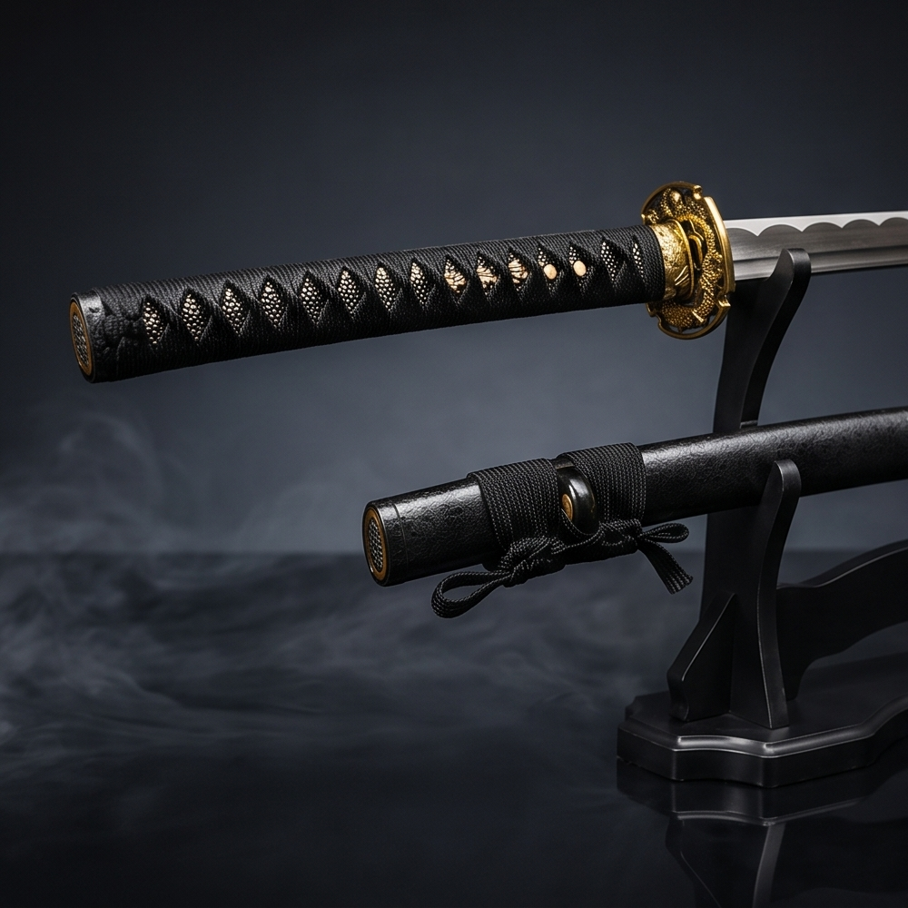 Golden Crest Katana – Black & Gold Collector Edition