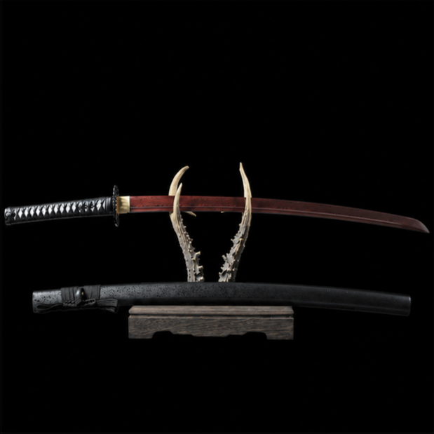 Damascus Steel Katana – Premium Decorative Samurai Sword