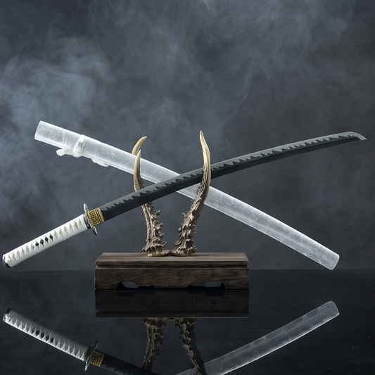 White Ghost Katana | High Manganese Steel Samurai Sword
