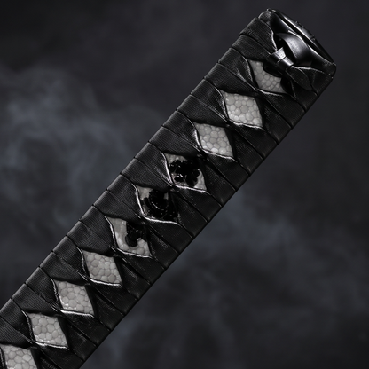 Crimson Veil Katana | Damascus Steel Samurai Sword