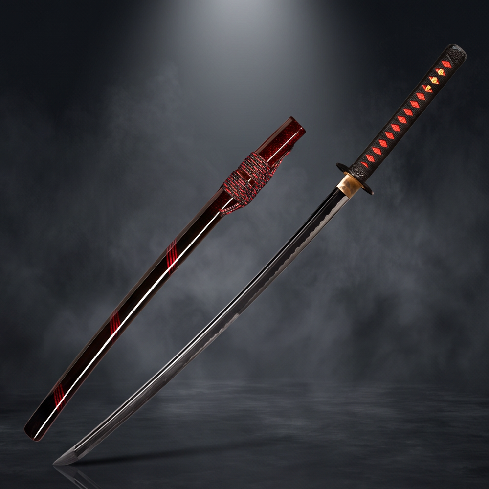 Crimson Shadow Katana | Carbon Steel Collector Edition