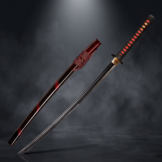 Crimson Shadow Katana | Carbon Steel Collector Edition