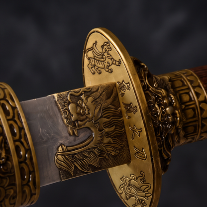 Imperial Dragon Dao | 1045 Carbon Steel Chinese Saber