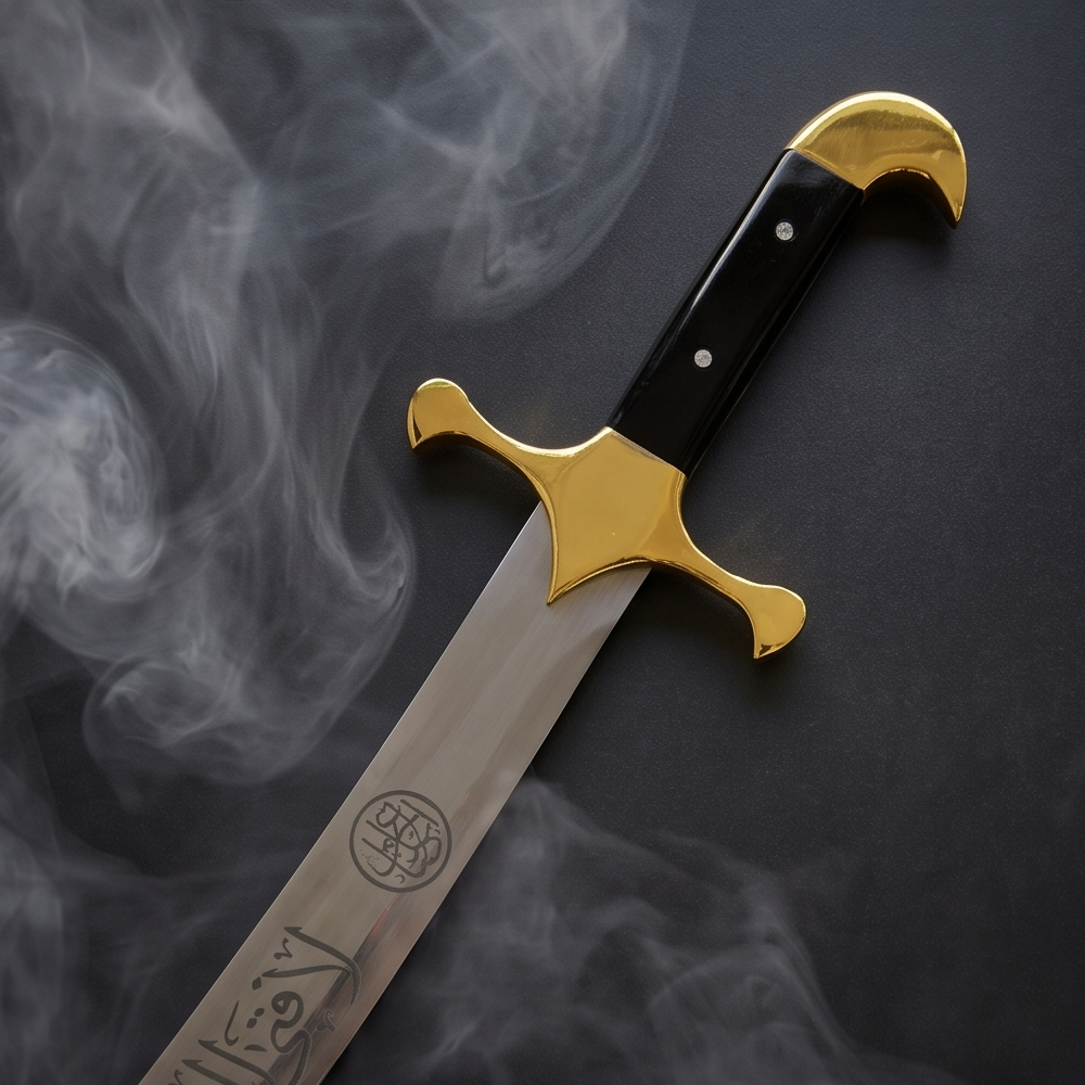 Imam Ali Inspired Arabic Sword – Decorative Display Piece