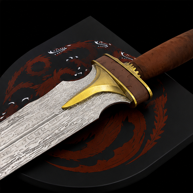 Rhaenyra Targaryen’s Sword Replica with Wall Plaque – House of the Dragon Collector Edition
