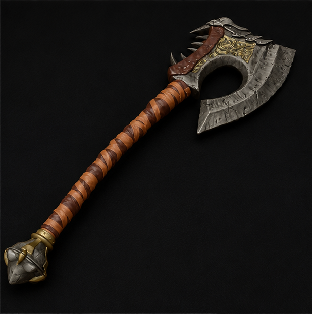Grommash Hellscream’s Gorehowl Replica – World of Warcraft Decorative Axe