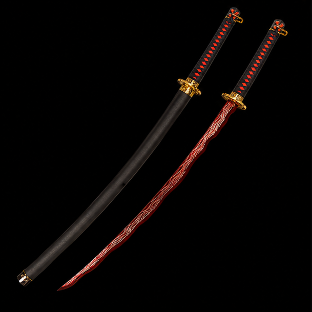 Rivers of Blood Katana Replica – Elden Ring 1045 Carbon Steel Sword