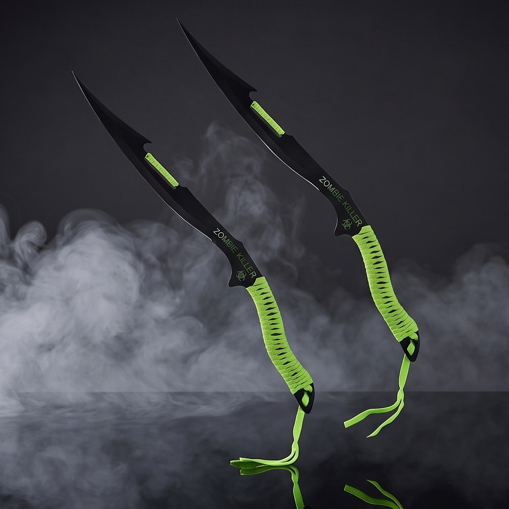 Zombie Killer Throwing Knives | Dual Tactical Knife Set
