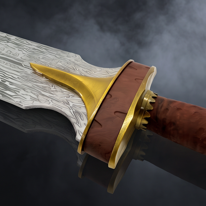Rhaenyra Targaryen's Royal Sword Replica with Targaryen Wall Plaque | House of the Dragon Collector Edition