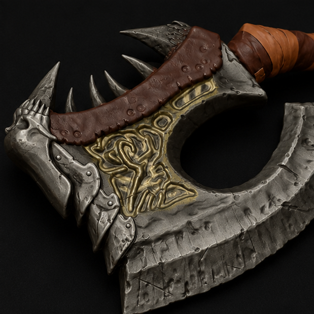 Grommash Hellscream’s Gorehowl Replica – World of Warcraft Decorative Axe