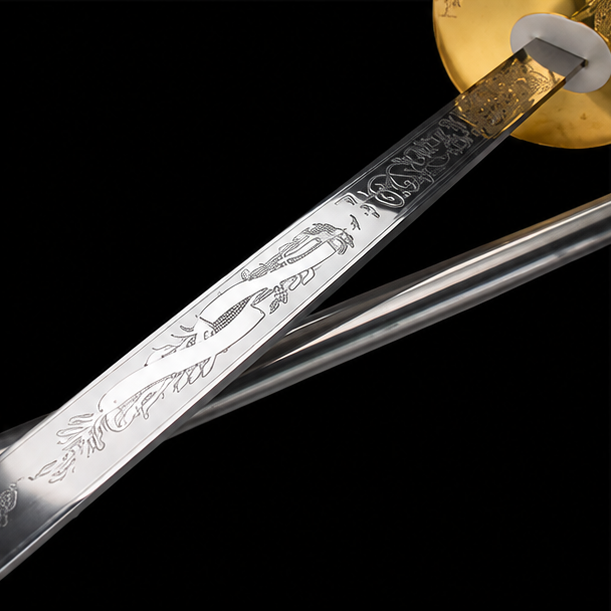 Imperial Command Sword – Premium Decorative Officer Saber