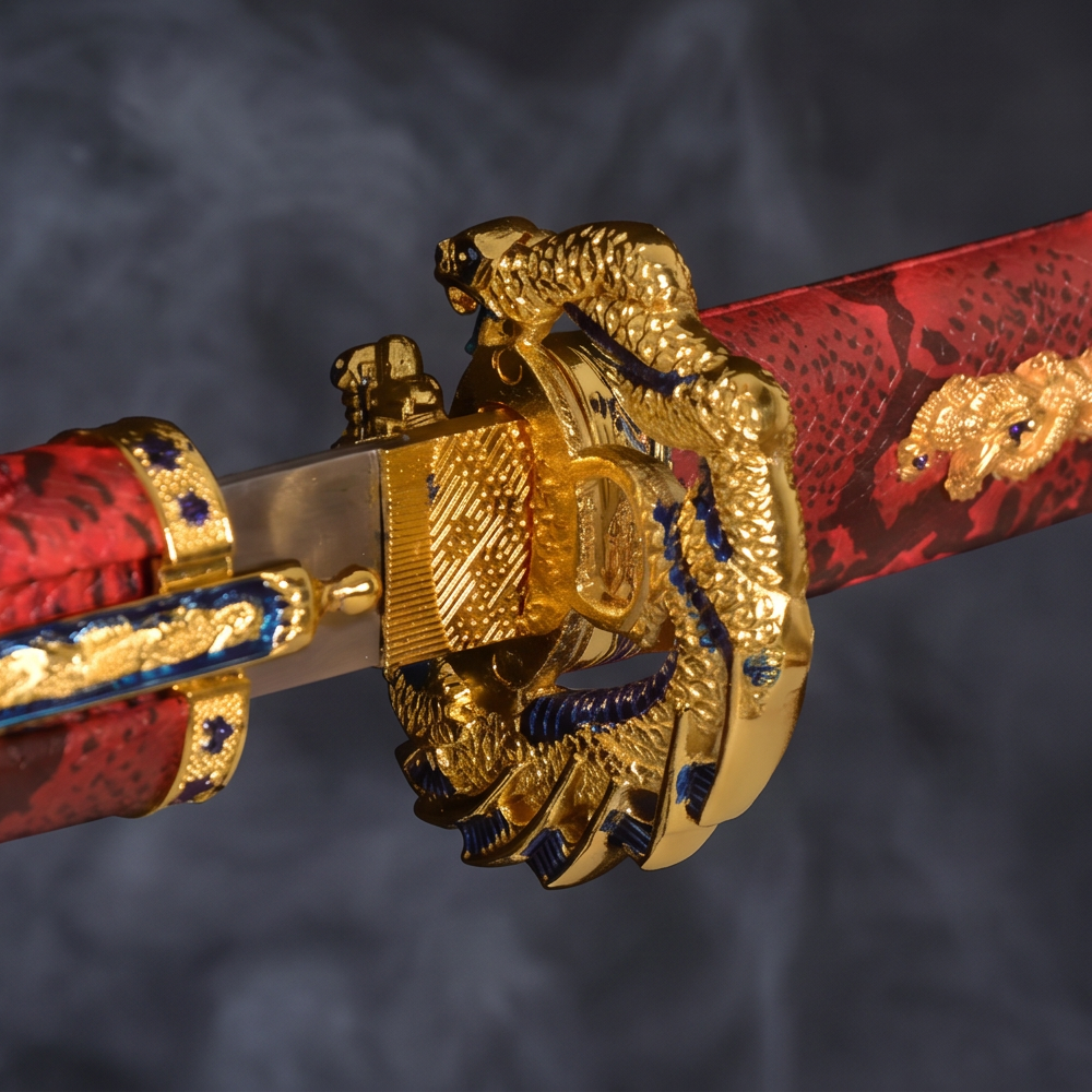 Crimson Dynasty Daisho Set | 3-Piece Samurai Sword Collector Edition