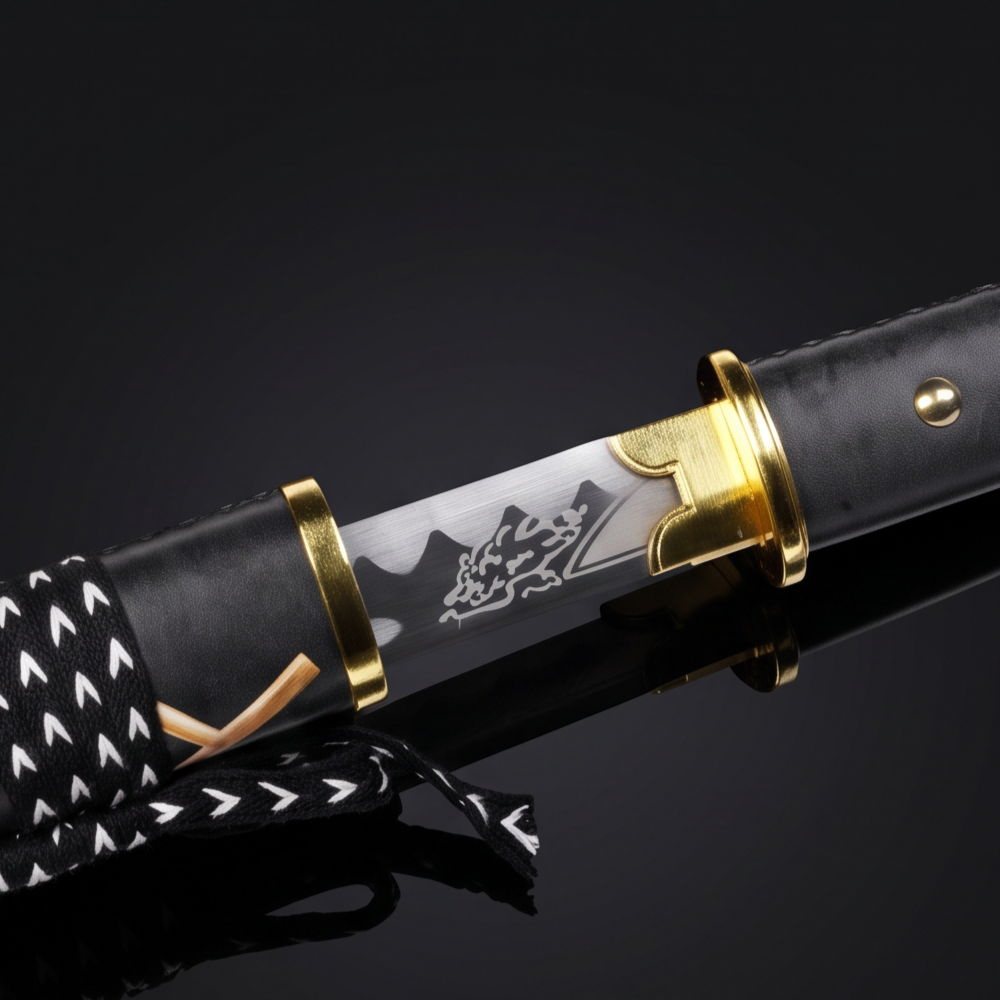Dawn’s Reckoning – Ghost of Yotei Black Katana Replica