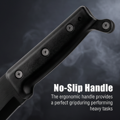 REAT 44cm Black Stainless Steel Outdoor Blade