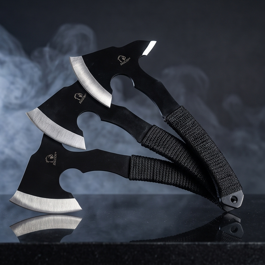 3-Piece Raven Talon Throwing Axe Set – Tactical Collector Edition