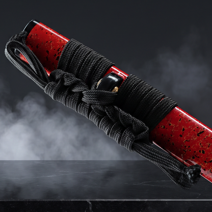Crimson Edge Katana | Titanium-Coated Carbon Steel Samurai Sword
