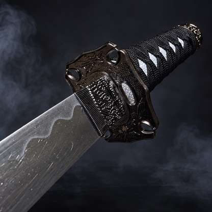 Black & Gold 3-Piece Katana Set