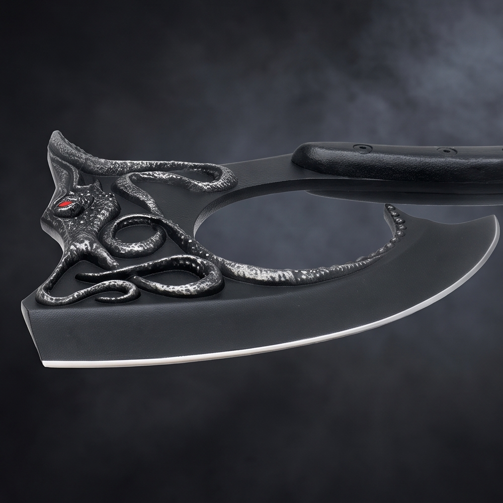 Euron Greyjoy's Kraken Axe Replica with Ironborn Wall Plaque | Game of Thrones Collector Edition