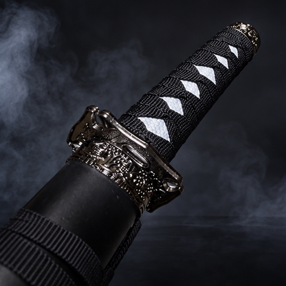 Black & Gold 3-Piece Katana Set