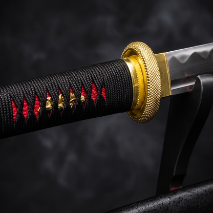 Crimson Gold Wave Katana – Collector’s Statement Piece