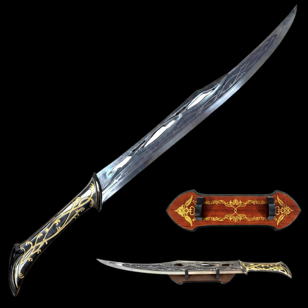 King Thranduil’s Double-Bladed Sword Replica – The Hobbit film series Elven Collector Edition