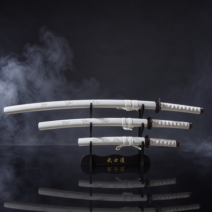 Black & Gold 3-Piece Katana Set
