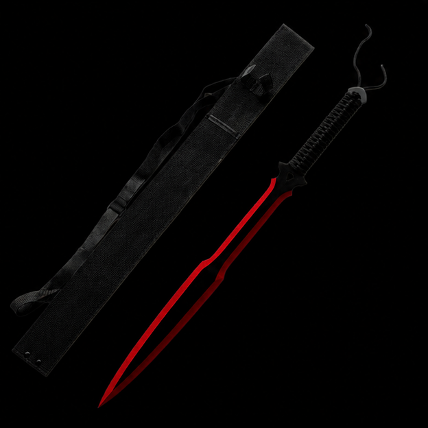 Twin Edge Ninja Throwing Sword – Stainless Steel Display Blade