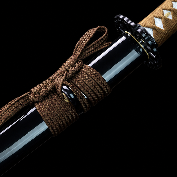 Brown Dragon Katana – Carbon Steel Samurai Sword