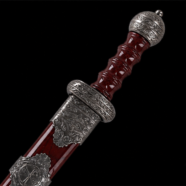 Roman Gladius Dagger Replica – Damascus Pattern Collector Edition