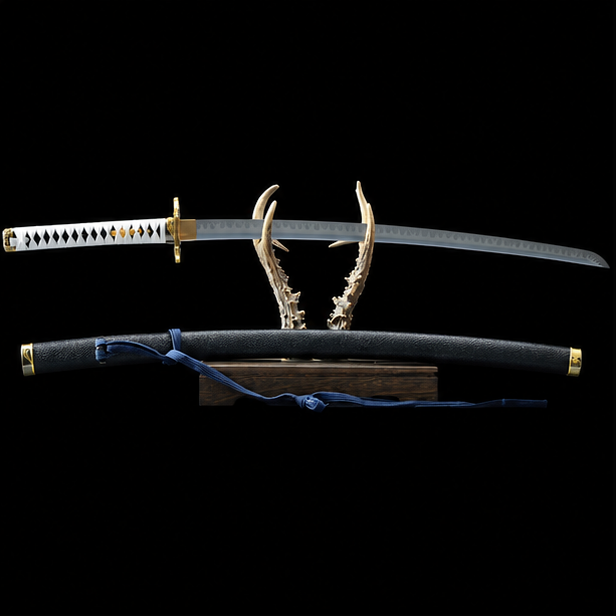 Yamato Katana Replica – Vergil's Legendary Sword from Devil May Cry with Scabbard and Display Stand