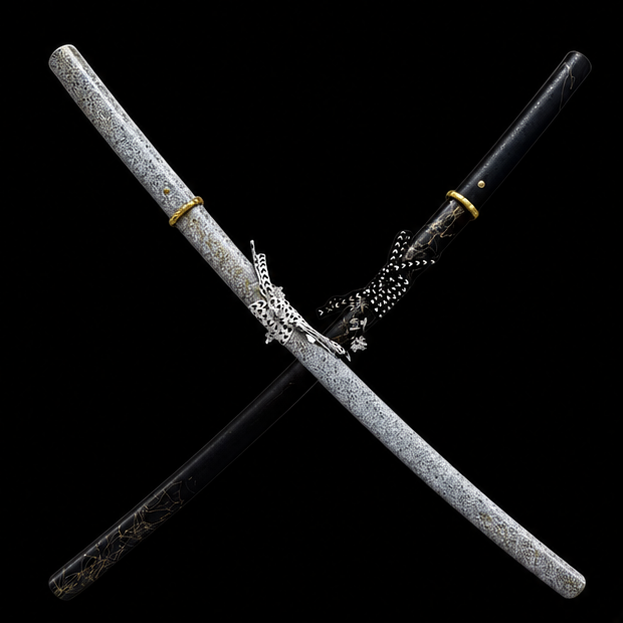 The Soul of Mount Yama Katana Replica – Japanese Fantasy Sword with Dual Scabbards